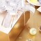 Champagne Gold Gift Boxes with Lids 10 Pack 8x8x4 Inches, Parer Bridesmaid Proposal Boxes, Gift Boxes in Bulk for Wedding, Party, Light Weight Gifts (Glossy Champagne Gold, Grain Texture)